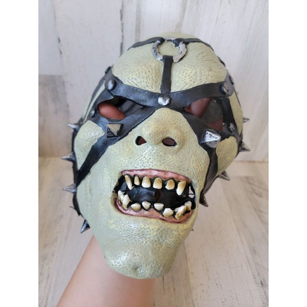 Seasonal Visions 2007 scary spike strap goblin monster mask Halloween costume